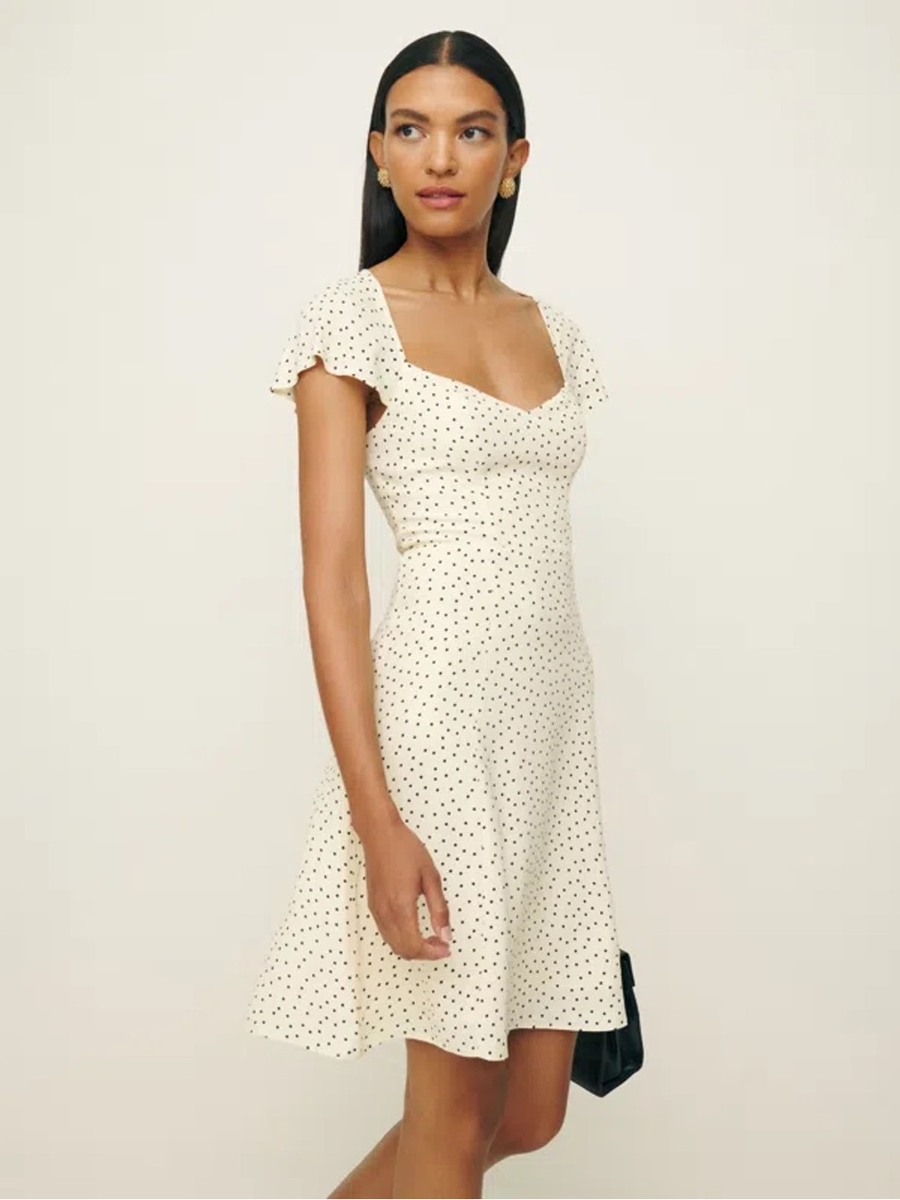 Reformation Cream Novia Dress